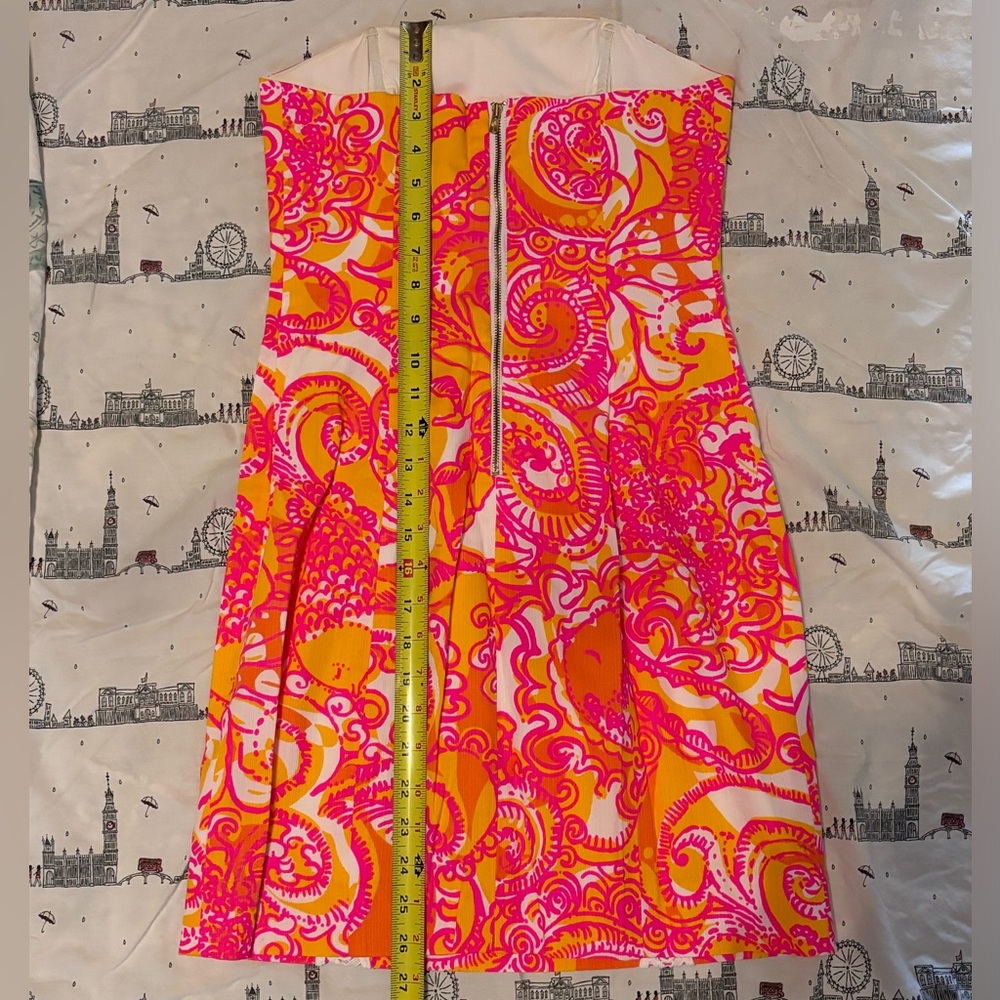 🥳💕 Host Pick 💕🥳 Lilly Pulitzer strapless dress - Picture 16 of 16